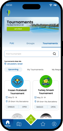 Pickleball App Screen 2
