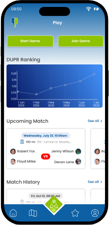 Pickleball App Screen 3
